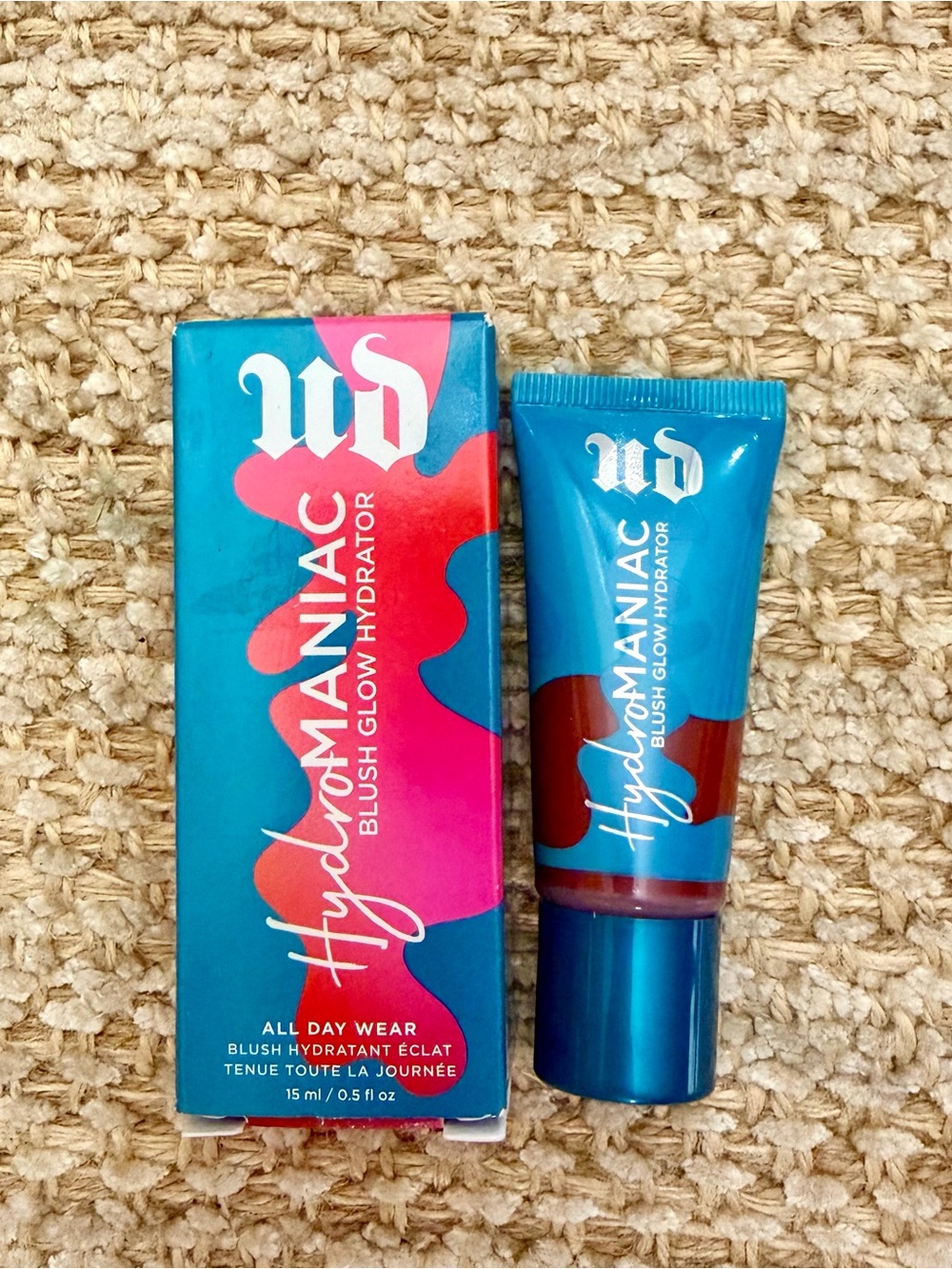 Urban Decay HYDROMANIAC DEWY LIQUID BLUSH- REBELLIOUS -BURNT TERRACOTTA